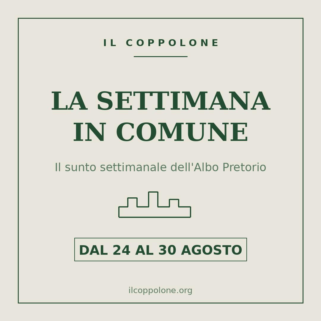 Illustrazione: La settimana in Comune (24-30 agosto): il paese si prepara a San Gerardo, torna l'asilo nido e la Giunta muove 142mila euro