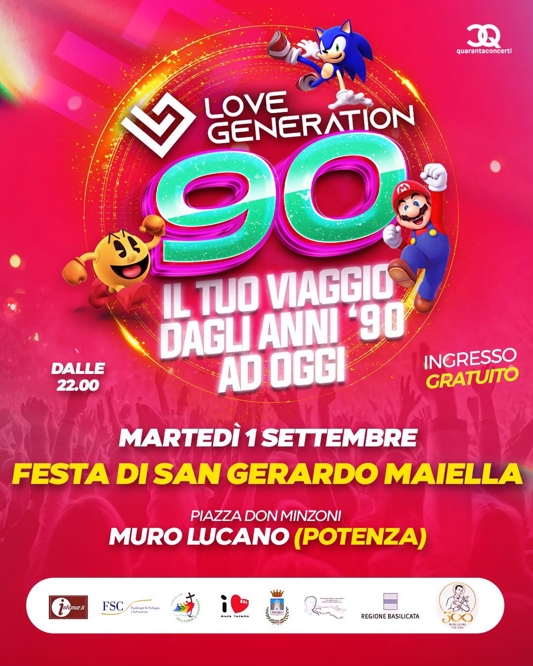Illustrazione: 🎼 Stasera Piazza Don Minzoni torna agli anni ’90: arriva il Love Generation 90