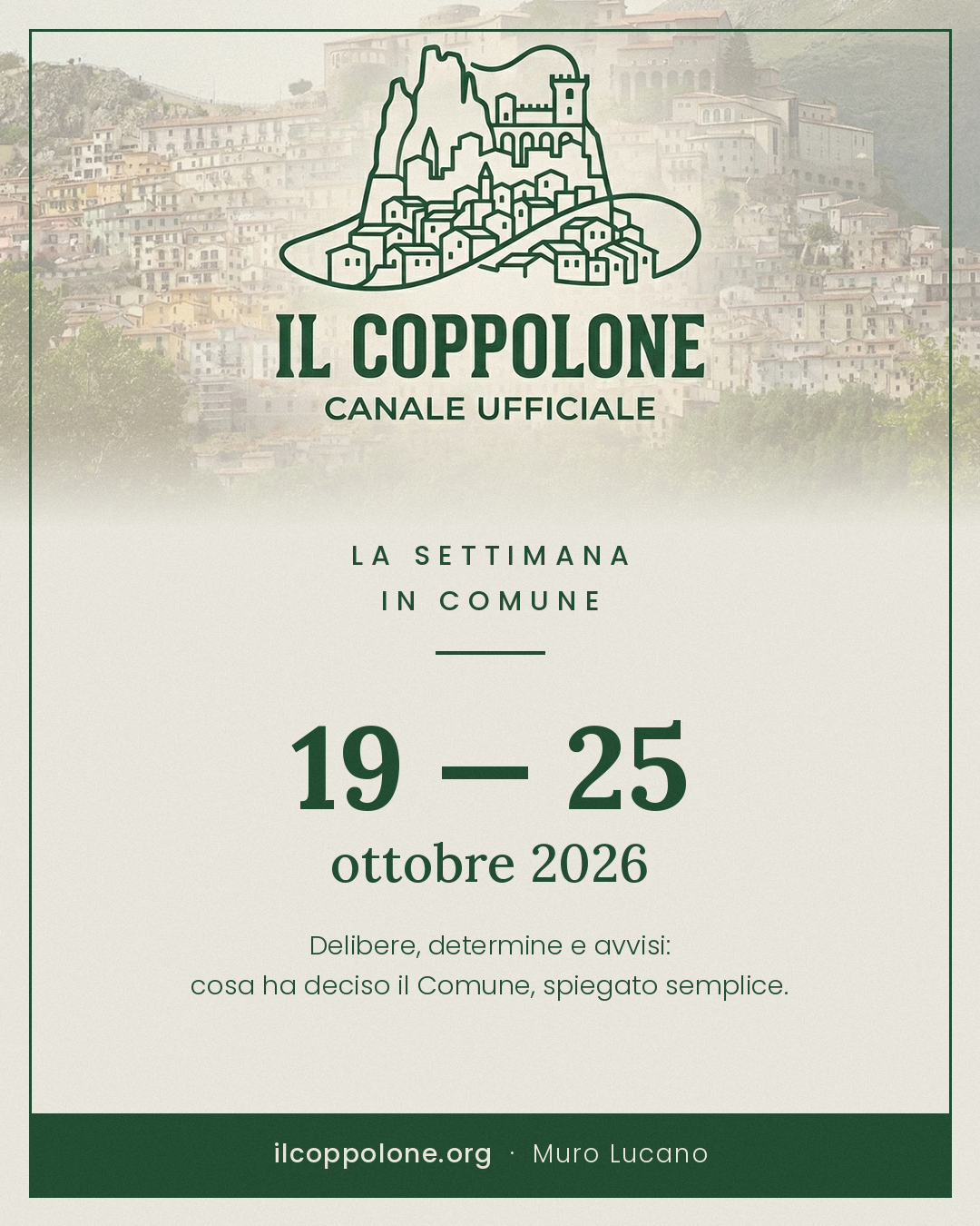 Illustrazione: La settimana in Comune (19-25 ottobre): 638mila euro per gli impianti sportivi del Pascone e pacchi alimentari per 70 famiglie