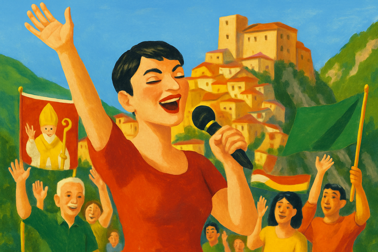 Illustrazione: La settimana in Comune (3-9 agosto): 128 mila euro dalla Regione per San Gerardo, con Arisa in concerto