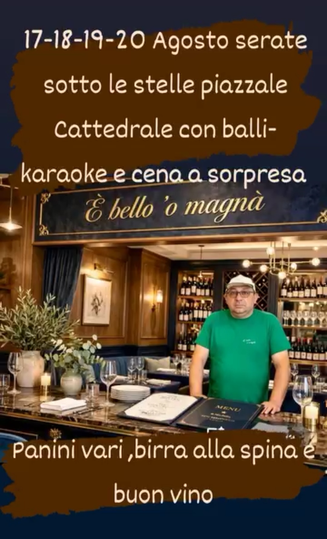 È bello 'o magnà - Serate sotto le stelle